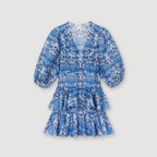 Vestido Corto Estampado Pañuelo
