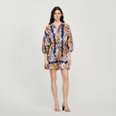 Robe Courte Imprimée Hawaï
