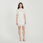 Vestido Corto De Guipur