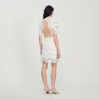 Vestido Corto De Guipur