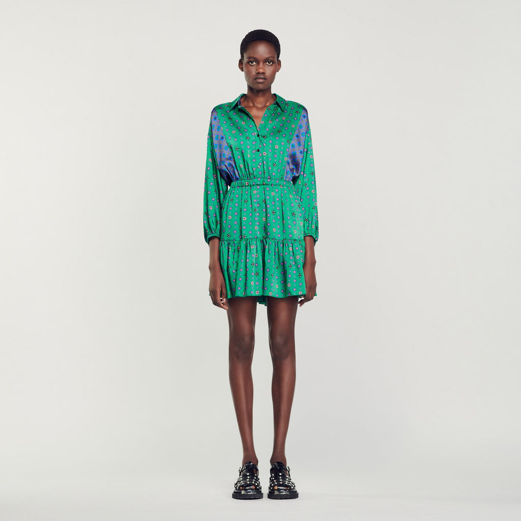 Vestido Camisero Estampado