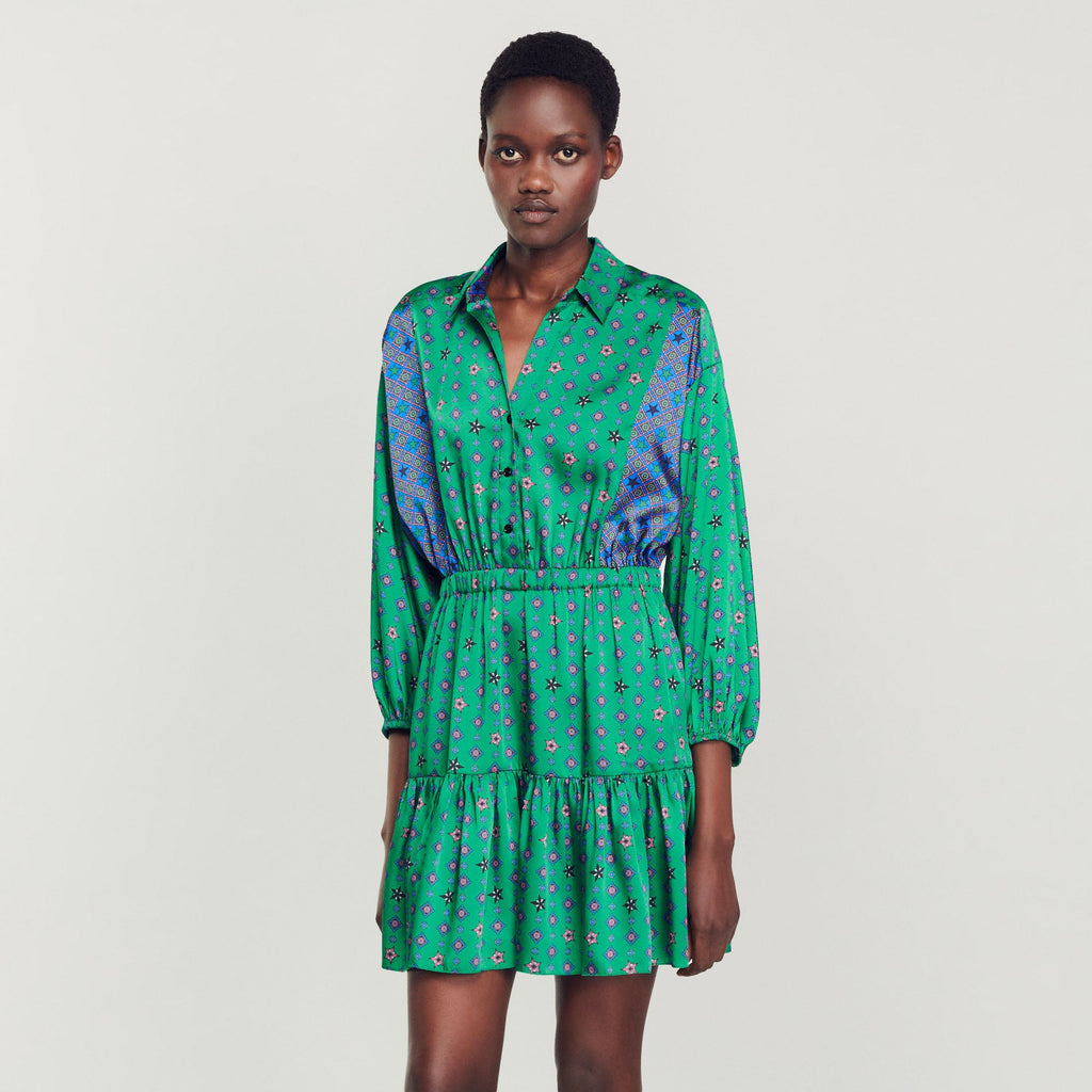 Vestido Camisero Estampado