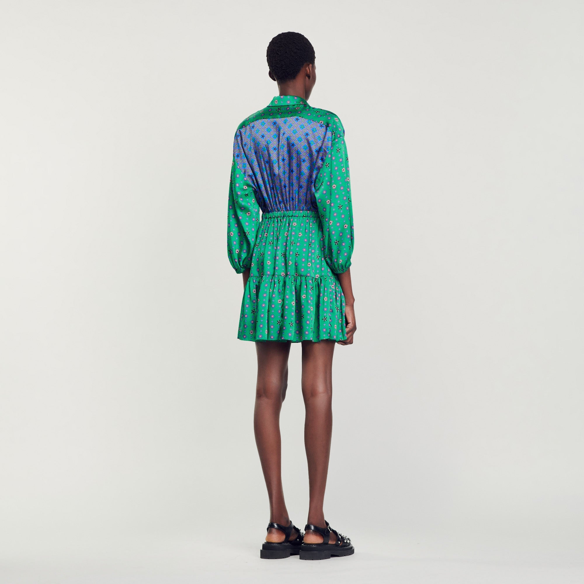 Vestido Camisero Estampado