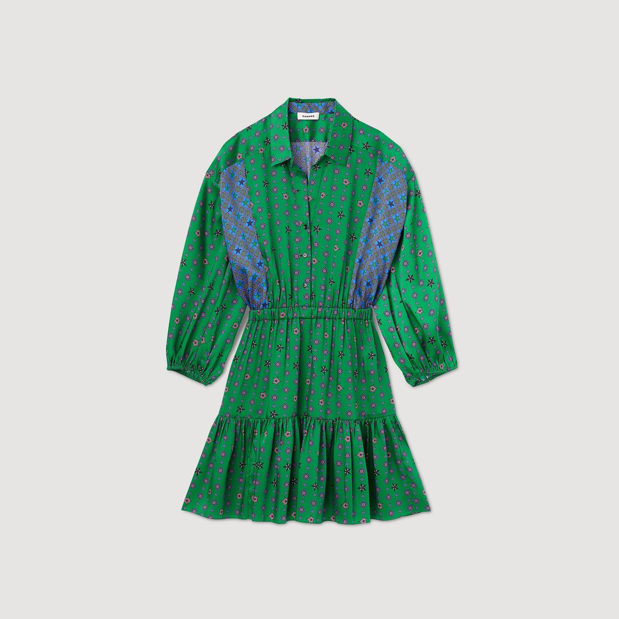 Vestido Camisero Estampado