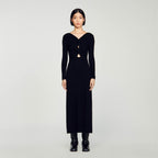 Robe En Maille Torsadée