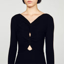Robe En Maille Torsadée
