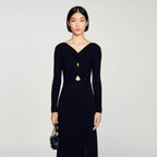 Robe En Maille Torsadée