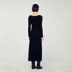 Robe En Maille Torsadée