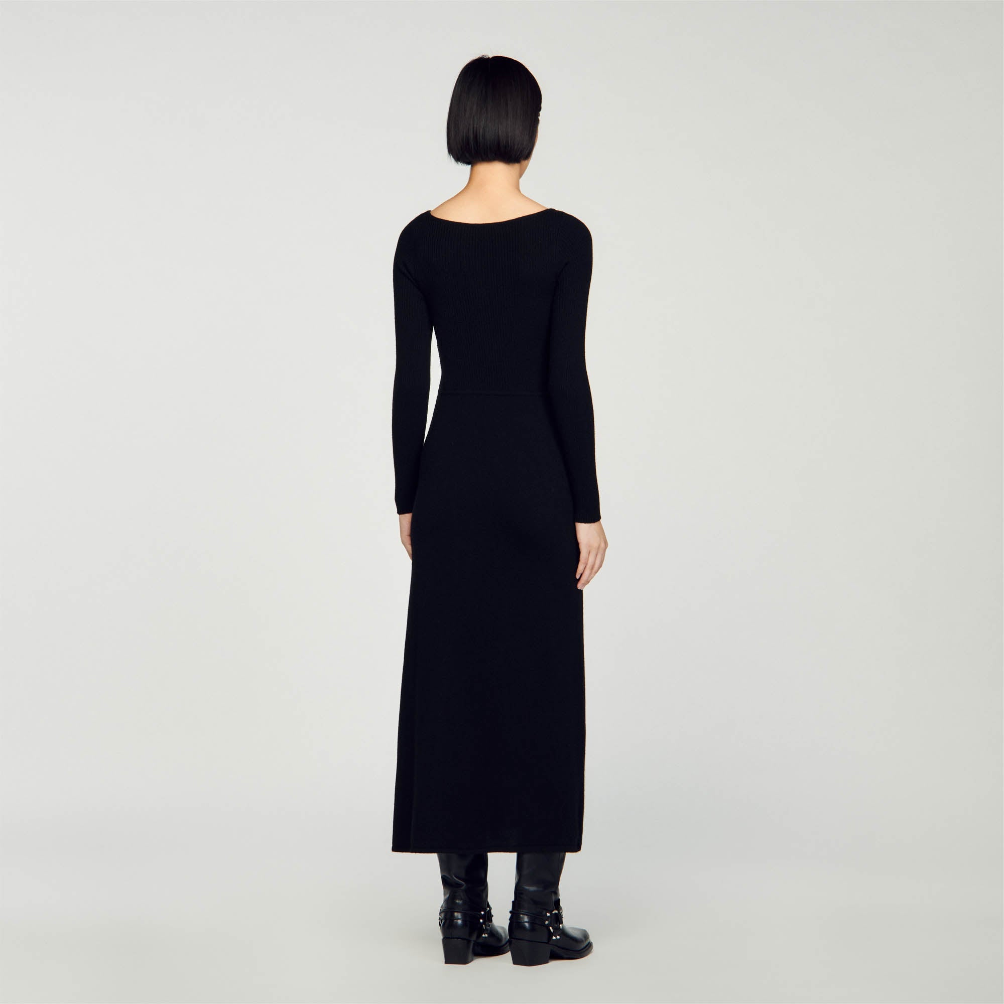 Robe En Maille Torsadée