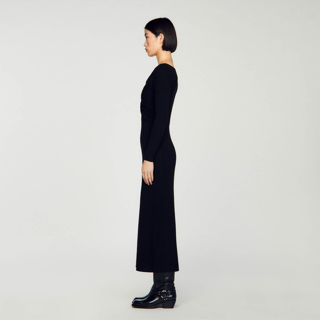 Robe En Maille Torsadée