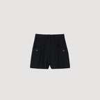 High-Waist Tweed Shorts