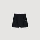 Short Taille Haute En Tweed