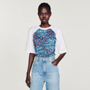 T-Shirt Foulard Ouvert Au Dos