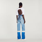 Open-Back Scarf T-Shirt