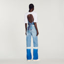 T-Shirt Foulard Ouvert Au Dos
