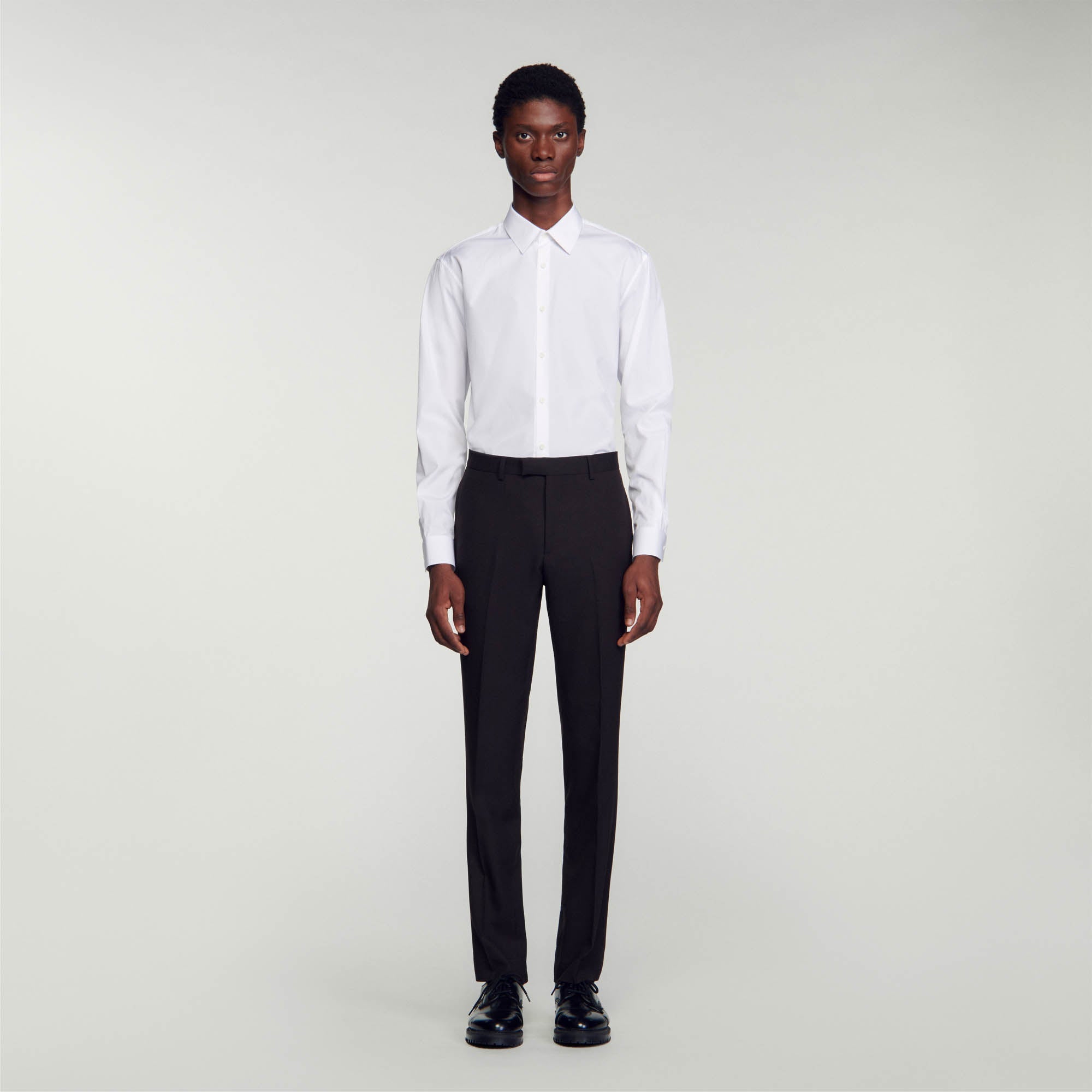Pantalón de traje de lana
