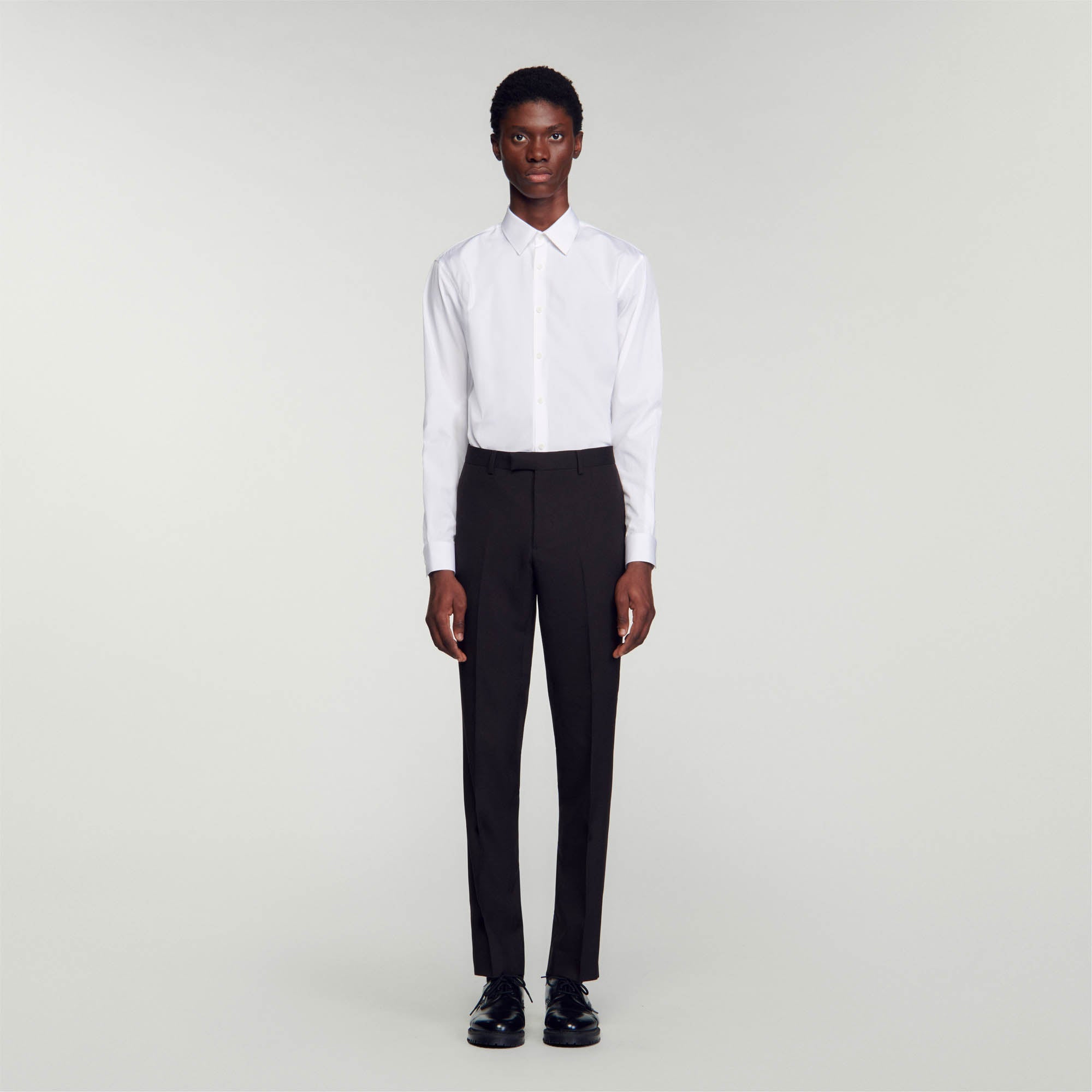 Pantalón de traje de lana