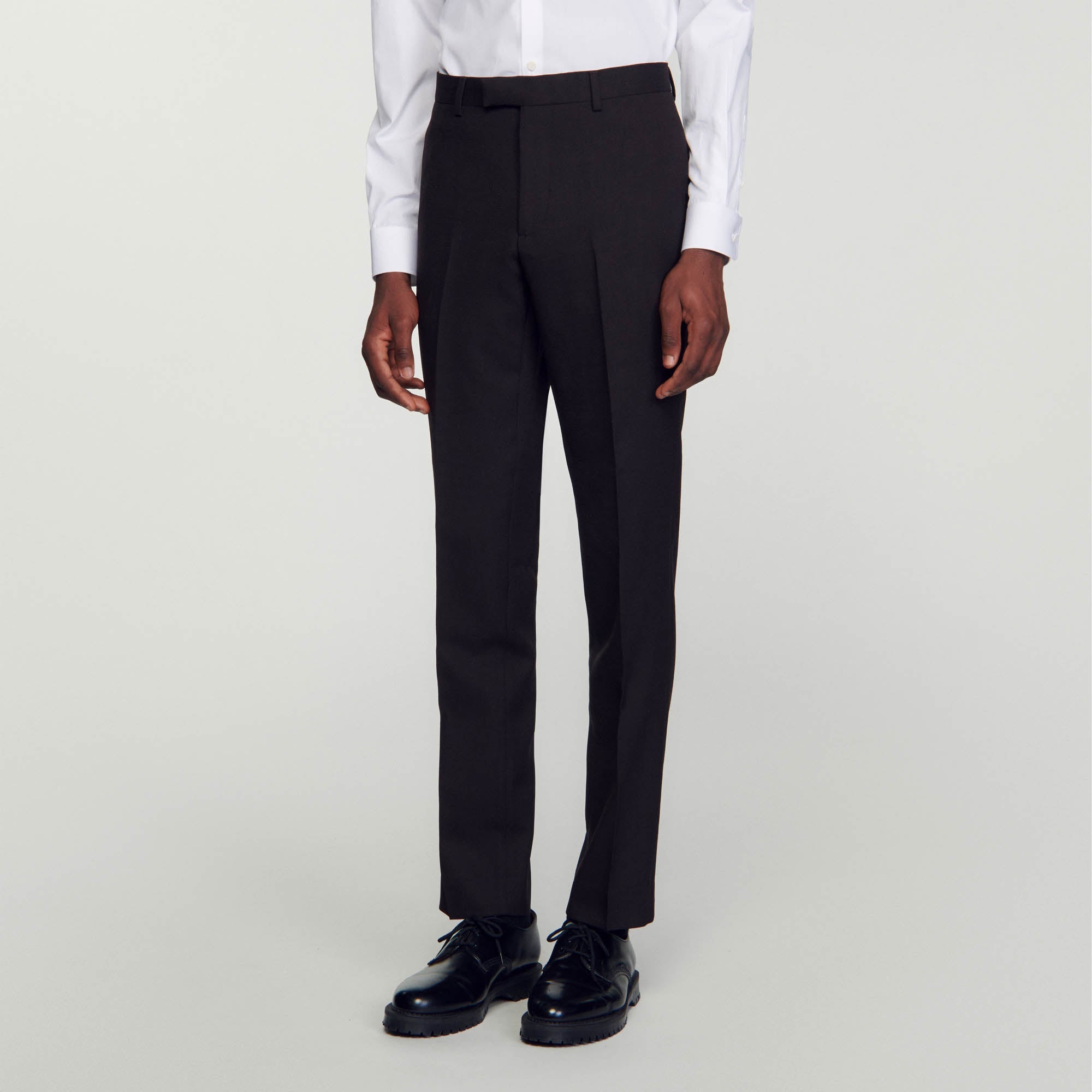 Pantalón de traje de lana
