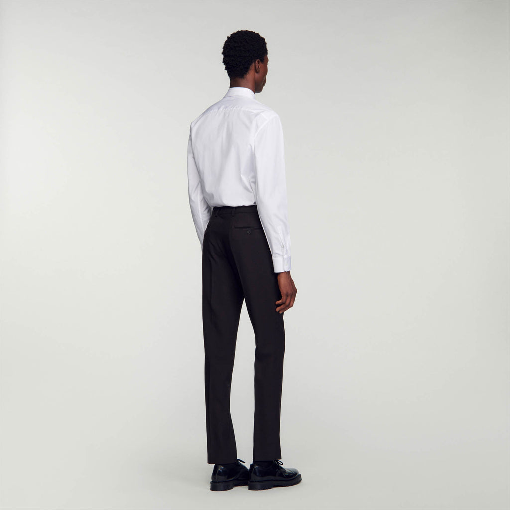 Pantalón de traje de lana