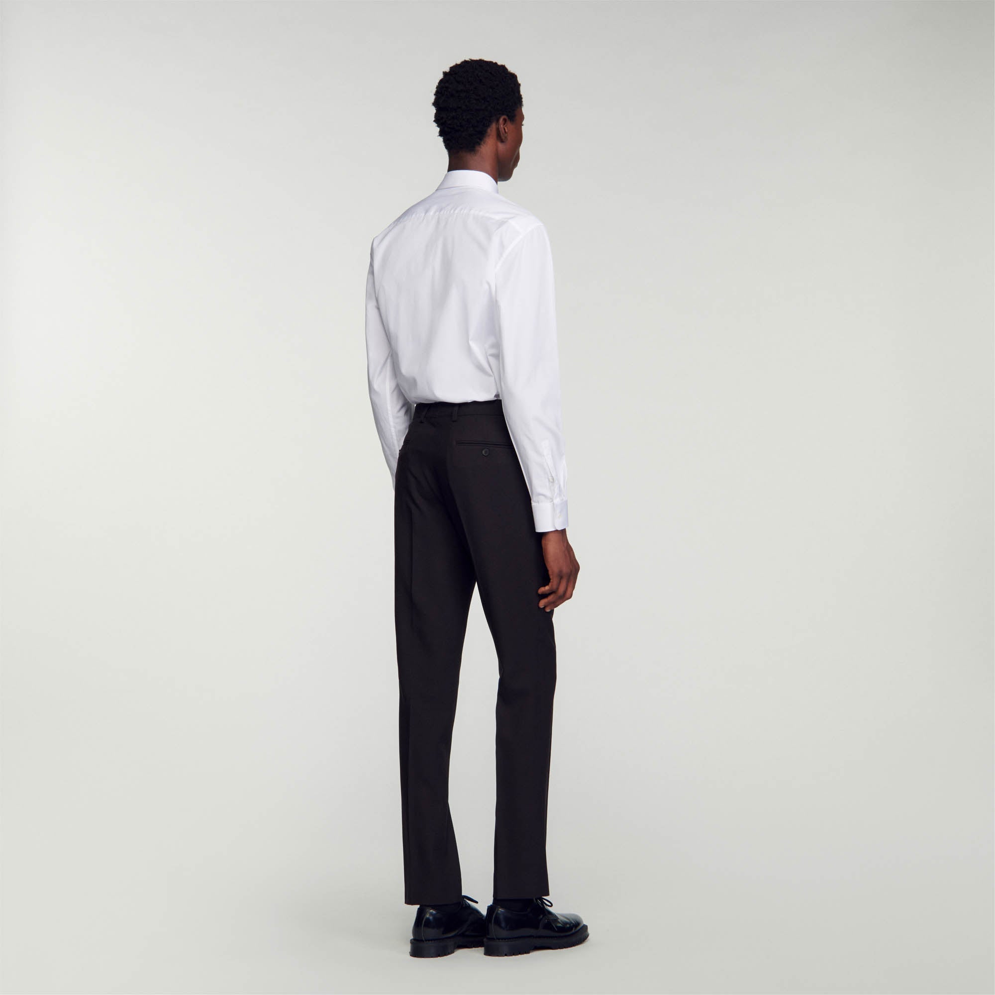 Pantalón de traje de lana