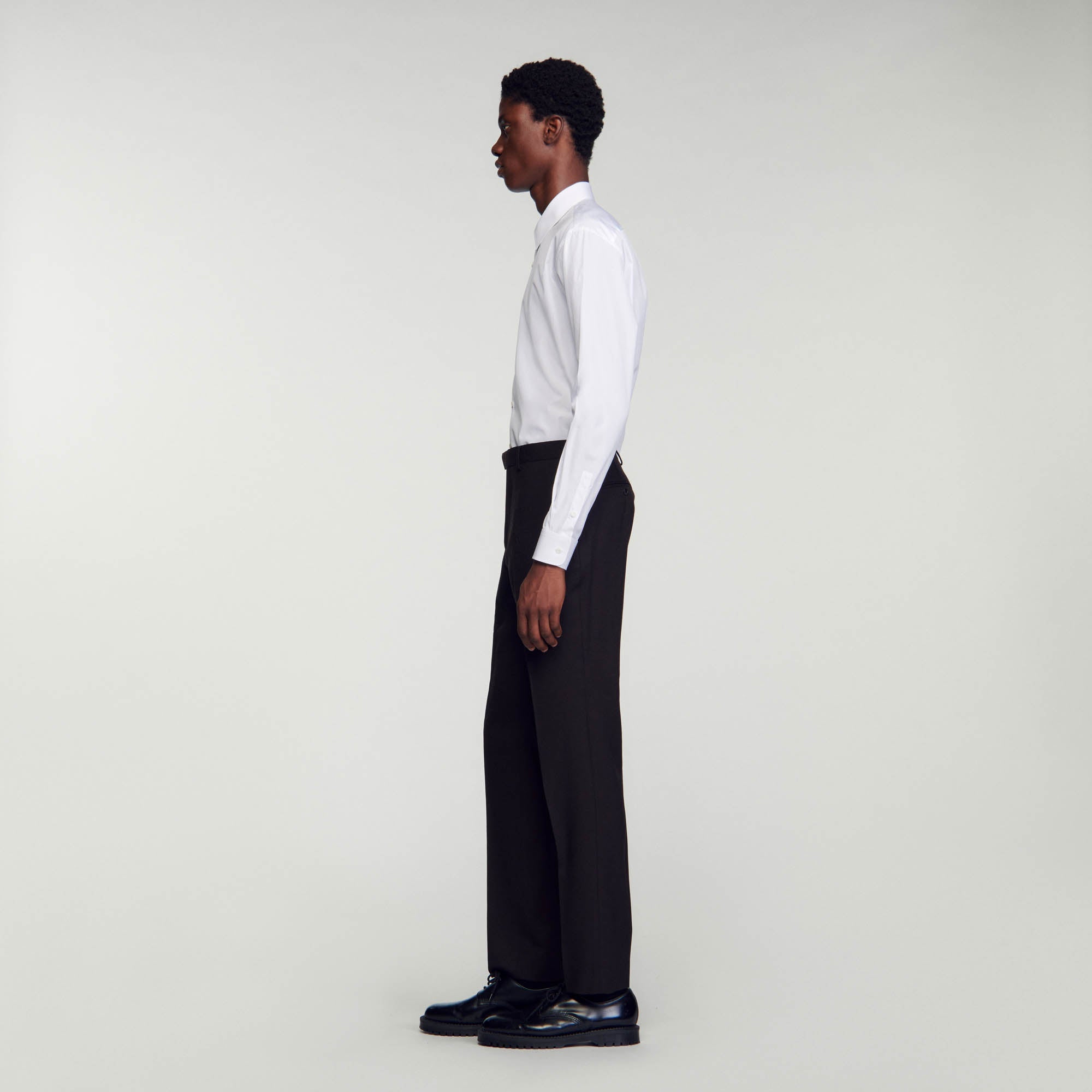 Pantalón de traje de lana