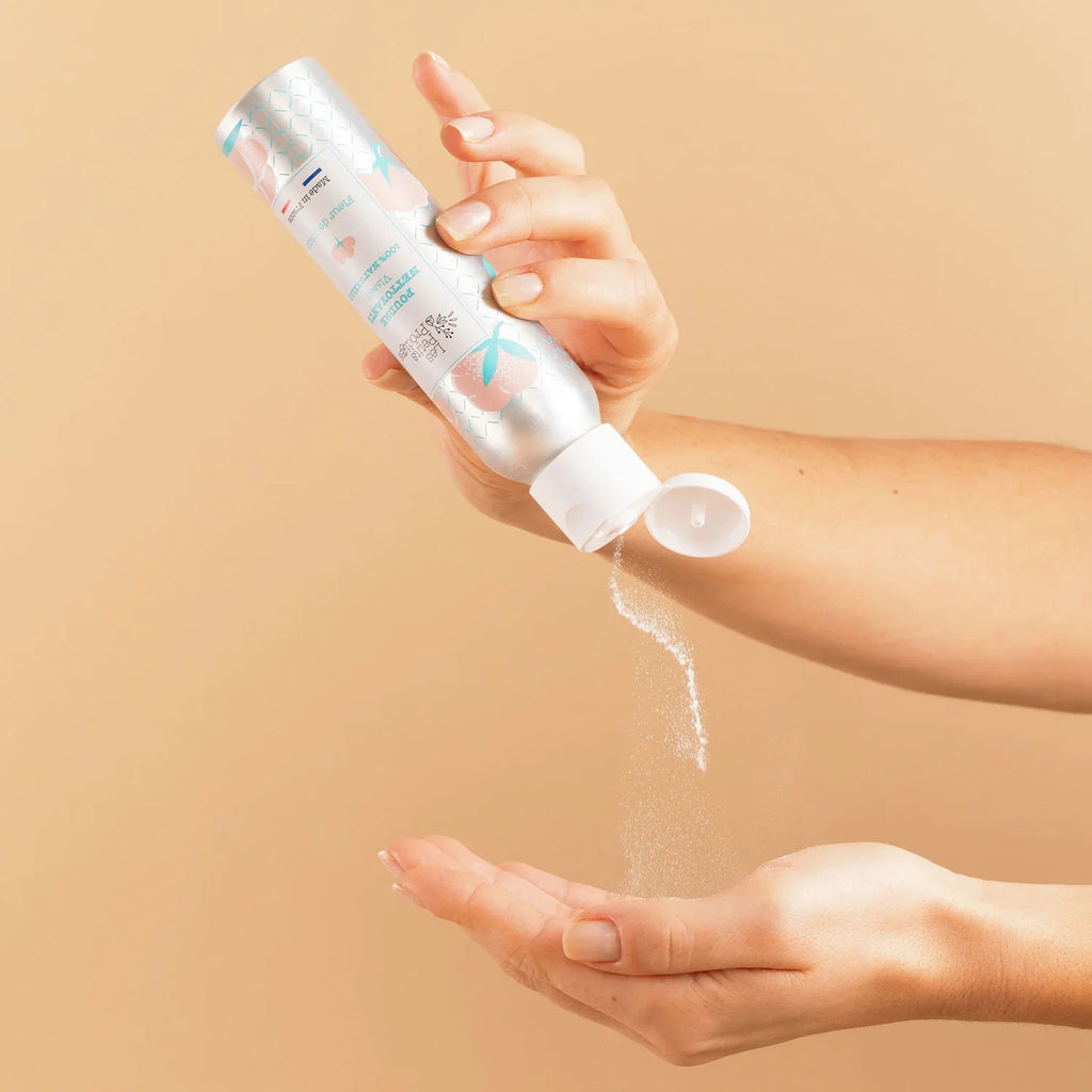Poudre nettoyante visage fleur de coton naturel et bio
