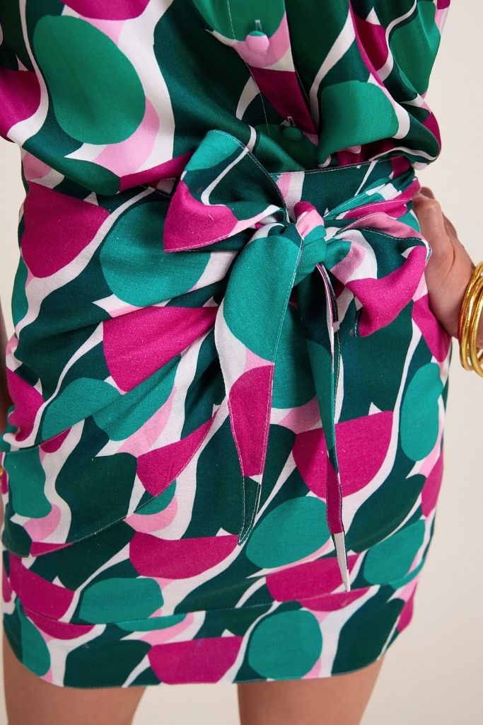 Margaux Italia Green Skirt