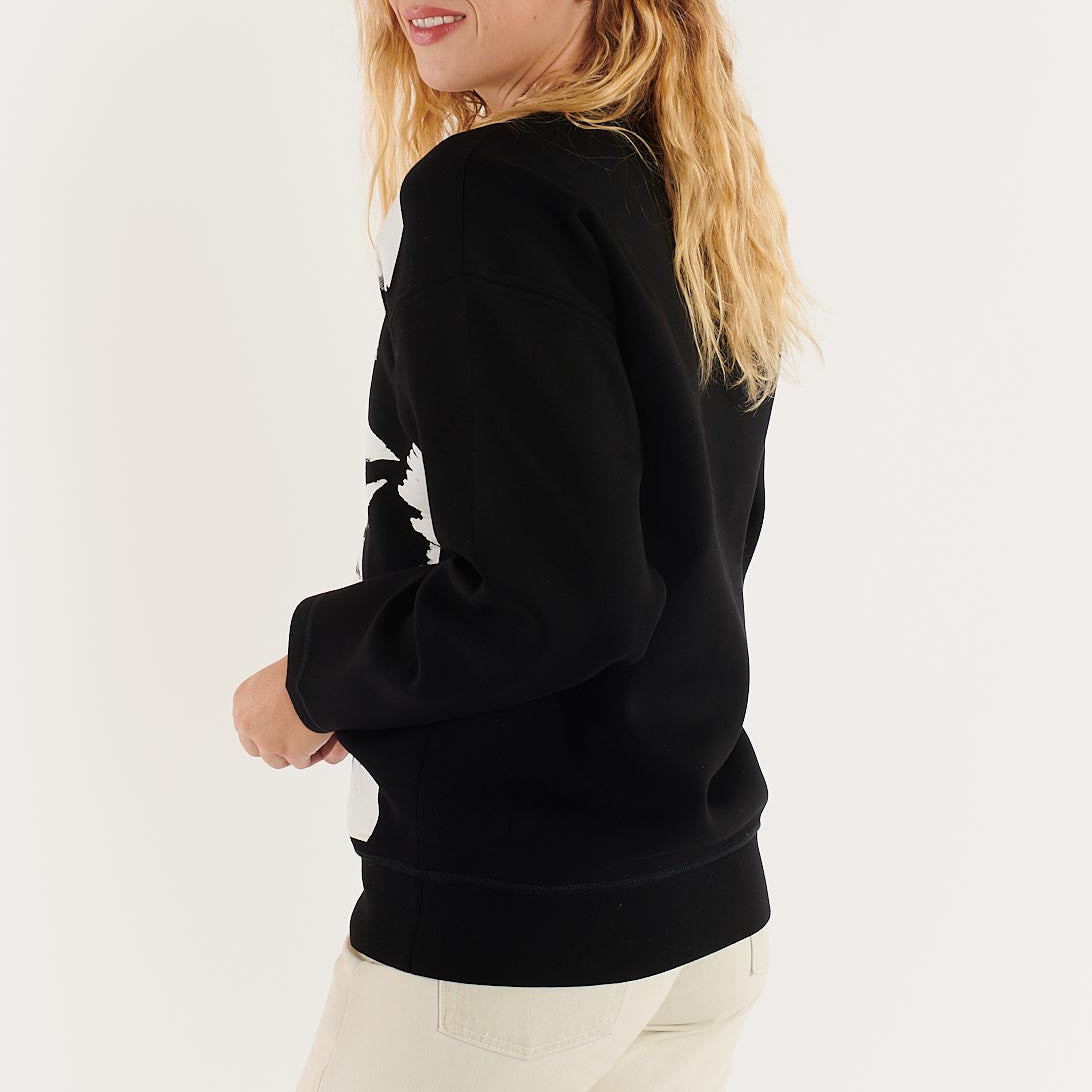 Long-Sleeve Top - Black/White - Women