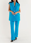 Veste - Cyan - Femme