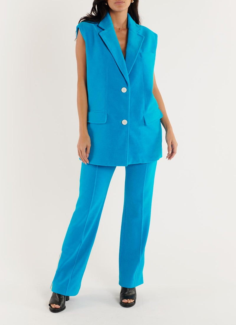 Veste - Cyan - Femme