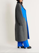 Manteau - Anthracite / Bleu - Femme