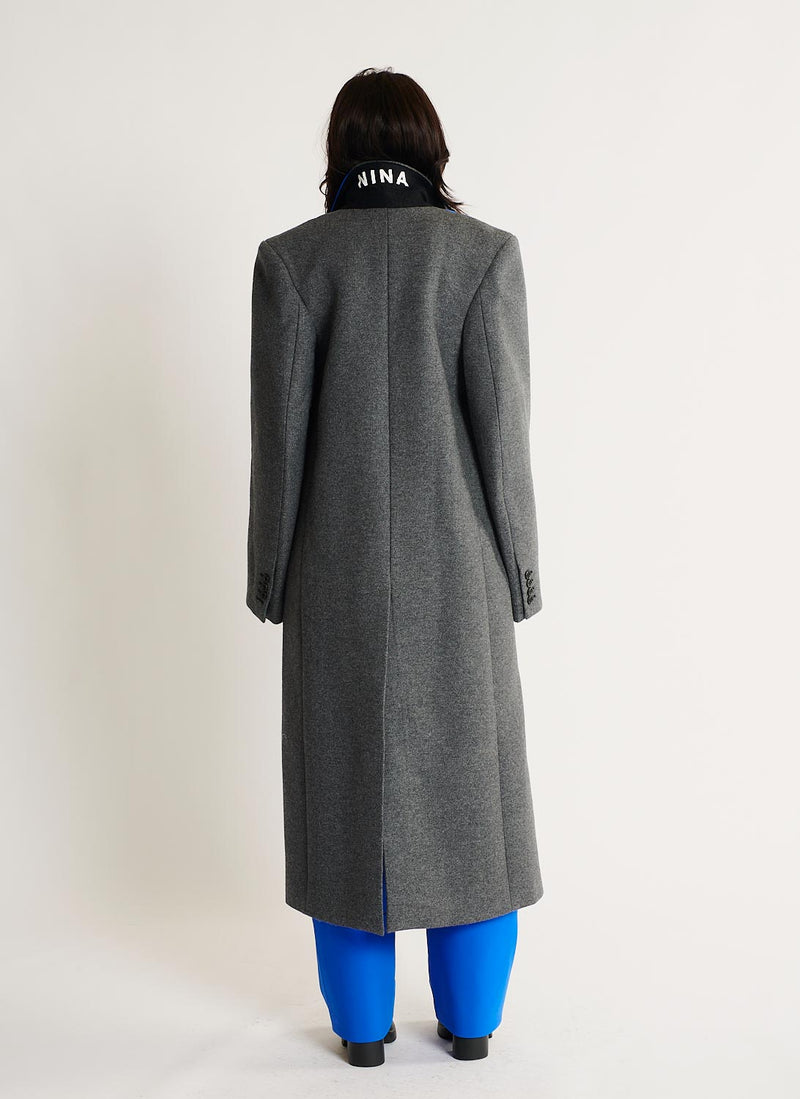 Manteau - Anthracite / Bleu - Femme
