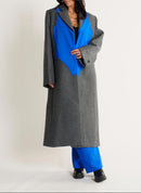 Manteau - Anthracite / Bleu - Femme