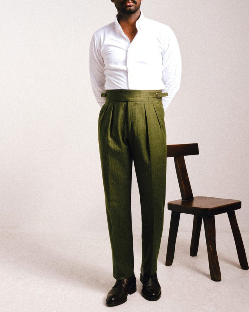 Pantalon Gurkha Chevrons - Vert