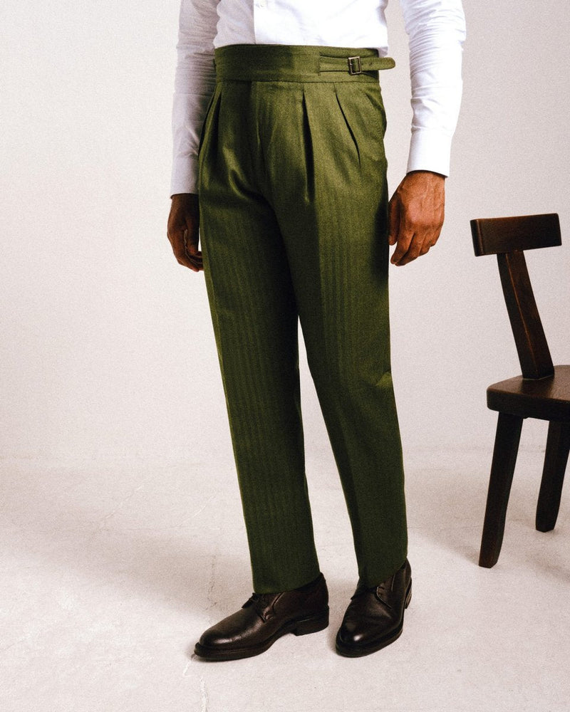 Pantalon Gurkha Chevrons - Vert
