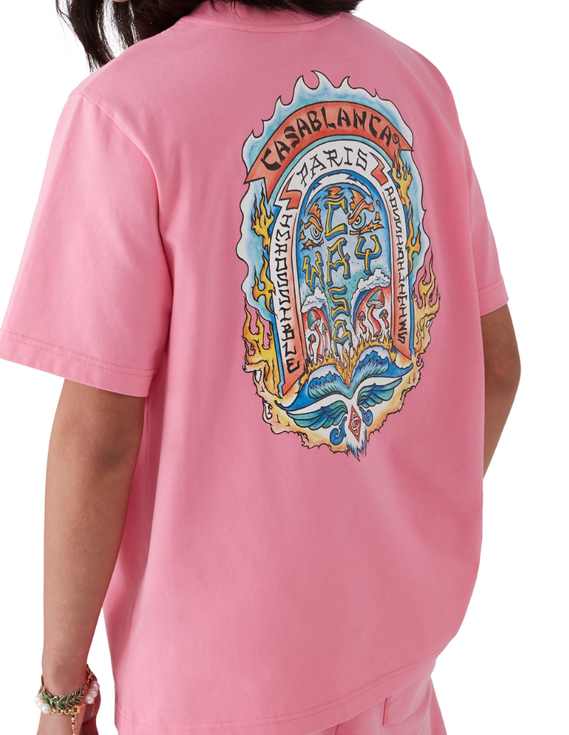 T-Shirt Skate – Casablanca – Rose