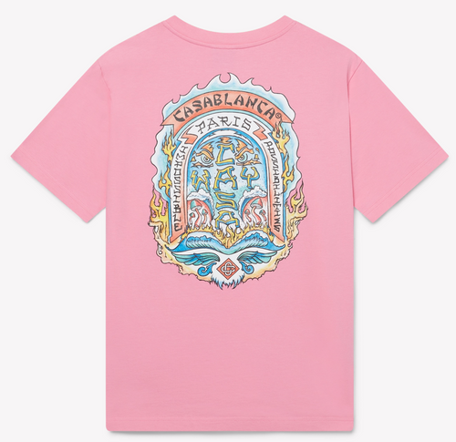T-Shirt Skate – Casablanca – Rose