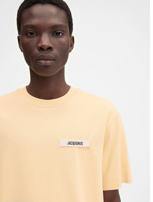 T-Shirt Gros Grain – Jacquemus – Beige Abricot