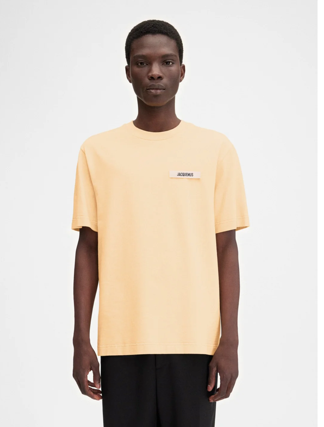 T-Shirt Gros Grain – Jacquemus – Beige Abricot