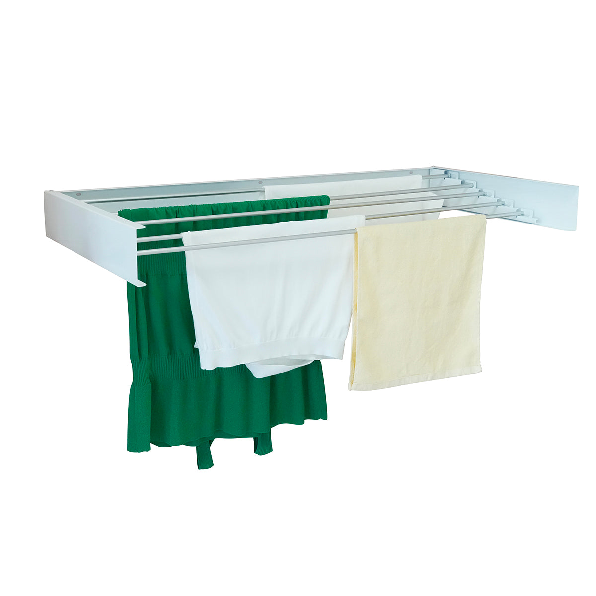 Étendoir À Linge Mural Réglable Cobra - 1M - Blanc