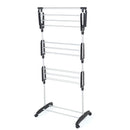 Séchoir à linge étendoir multifonction 18M ULTIMA 3 niveaux Noir et inox - REDDECO.com