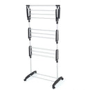 Séchoir à linge étendoir multifonction 18M ULTIMA 3 niveaux Noir et inox - REDDECO.com