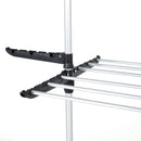 Séchoir à linge étendoir multifonction 18M ULTIMA 3 niveaux Noir et inox - REDDECO.com