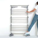 Séchoir à linge étendoir multifonction 25M EXTRA 3 niveaux Gris et Inox - REDDECO.com