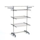 Séchoir à linge étendoir multifonction 25M EXTRA 3 niveaux Gris et Inox - REDDECO.com