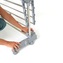 Séchoir à linge étendoir multifonction 25M EXTRA avec 30 accessoires 3 niveaux Gris et Inox - REDDECO.com