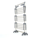 Séchoir à linge étendoir multifonction 25M EXTRA 3 niveaux Gris et Inox - REDDECO.com