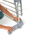Séchoir à linge étendoir multifonction 30M EXTRA 4 niveaux Gris et Inox - REDDECO.com