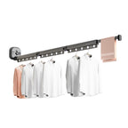 Étendoir À Linge Mural Réglable Python Xxl - Noir