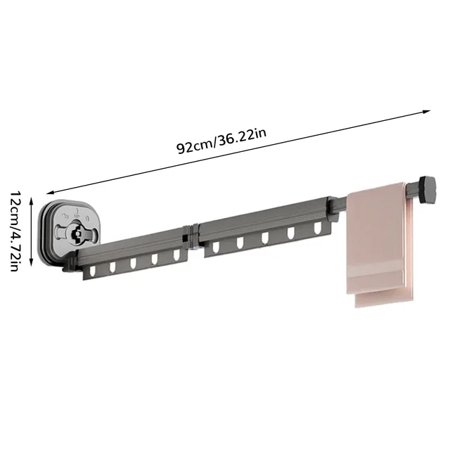 Séchoir À Linge Mural Python - Aluminium